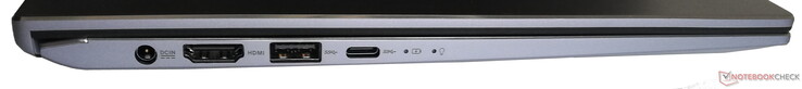 Left side: power supply, HDMI, 1x USB 3.1 Gen 1 Type-A, 1x USB 3.1 Gen 1 Type-C