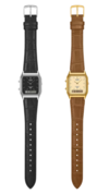 The Casio Vintage AQ-230EL-1A (left) and AQ-230EGL-9A (right) watches. (Image source: Casio, edited)