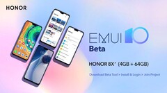 Honor has announced an EMUI 10 beta for the 8X. (Source: Twitter)