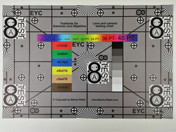 Test pattern shot