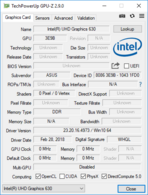 GPU-Z: Intel UHD Graphics 630