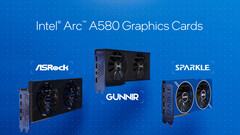 The Intel Arc A580 is now available for purchase (image via Intel)