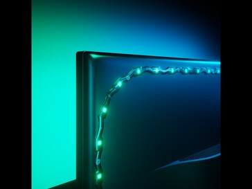 Nanoleaf PC Screen Mirror Lightstrip installation (Image source: Nanoleaf PR)