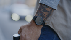 The NORM 1 smartwatch has a hidden OLED display and health-related features. (Image source: NORM via Kickstarter)