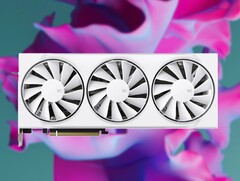 The XFX Swift Radeon RX 9070 OC enjoys a 2.7 GHz boost clock. (Image source: XFX, Unsplash, edited)
