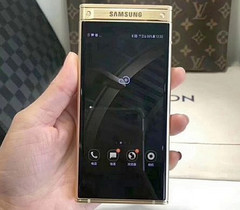 Samsung W2018 luxury flip phone with f/1.5 camera (Source: SamMobile)