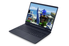 Ghosting due to slower black-white response times is more noticeable on the cheaper 16 Aurora (Image source: Alienware)