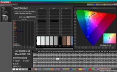 ColorChecker before calibration