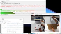 Maximum latency when opening multiple browser tabs and playing 4K video material