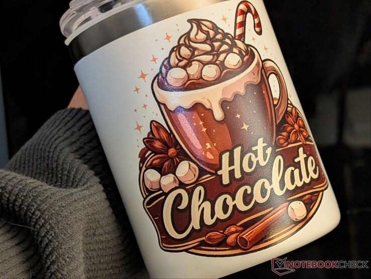 Printed mug with gloss layer.