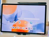The image shows a front view of the Yoga Tab 11 from Lenovo, which features an 11.1-inch 3.2K LTPS display 
