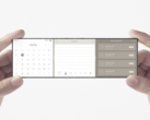 The Oppo x Nendo "slide-phone" concept combines three foldable screens. (Image: Oppo)