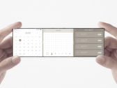 The Oppo x Nendo "slide-phone" concept combines three foldable screens. (Image: Oppo)