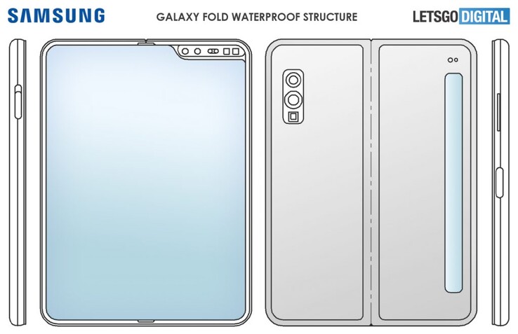 A render based on Samsung's new patent. (Source: WIPO via LetsGoDigital)
