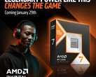 A promotional poster of the AMD Ryzen 7 9850X3D (image source: AMD)