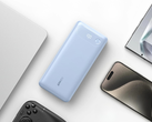 Anker’s Power Bank (20K, 87W, Built-In USB-C Cable) in Misty Blue