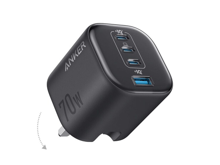 The UK version of the Anker Zolo Charger (70W, 4 Ports)