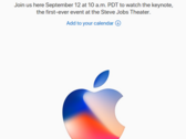 Apple's Special Event keynote will be live on September 12, 10 am PDT. (Source: Apple)