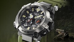 Casio unveils top-of-the-line MR-G Frogman MRG-BF1000RG diver's watch with Goliath frog motif. (Image source: Casio)