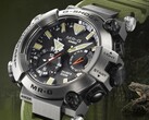Casio unveils top-of-the-line MR-G Frogman MRG-BF1000RG diver's watch with Goliath frog motif. (Image source: Casio)