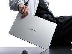 The E14 costs around $640 in China. Pictured: a promo picture showing the top of the laptop.