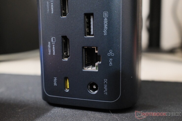 There's two HDMI ports on the RD1 Pro: 4K at 120 Hz and the other running at 4K at 60 Hz.