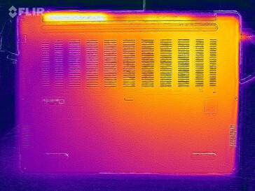 Surface temperatures stress test (underside)