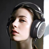 The Fiio JadeAudio JT3 open-back wired headphones come in silver (shown) or black. (Image source: Fiio)