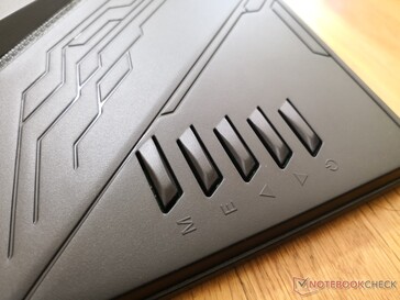 Buttons are difficult to use because they are behind the screen