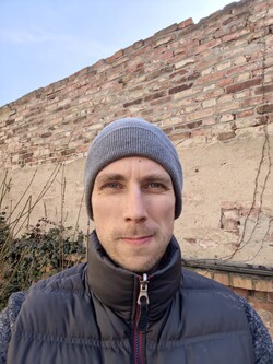 Selfie with the front camera