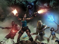 Key promotional visual for Lara Croft and the Temple of Osiris.