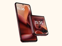 The Motorola Razr Ultra in Pantone Rio Red. (Image source: Motorola)