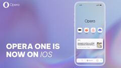 Opera One is now available on iOS (Image source: Opera)