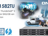QNAP TVS-1582TU Thunderbolt 3 NAS for van live media production