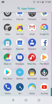 Default app drawer