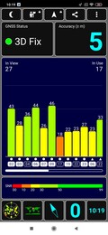 GPS Test outdoors