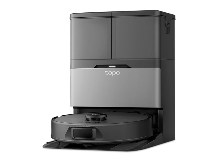 The TP-Link Tapo RV50 Pro Omni robot vacuum and mop at its docking station. (Image source: TP-Link)