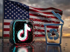 TikTok gets trashed. (Image source: AI generated by Nano Banana Pro)