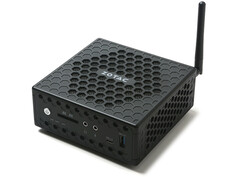 The ZBOX CI329 features ZOTAC's signature honeycomb fanless design for improved passive cooling. (Source: Zotac)