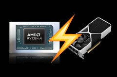 An APU that won't ship until Q3 versus graphics cards that won't be stable until then. Can we just give CES to the charging toasters and rollable TVs instead? (Image source: @all_the_watts)