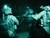Battlefield 6 in-engine footage showing a night time mission with night vision goggles. (Image source: Steam)