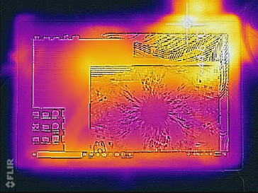 Maximum load (front). Note the exhaust on the top right corner