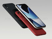 The iPhone SE 4 will reportedly be available in three colour variants (image via FrontPageTech)