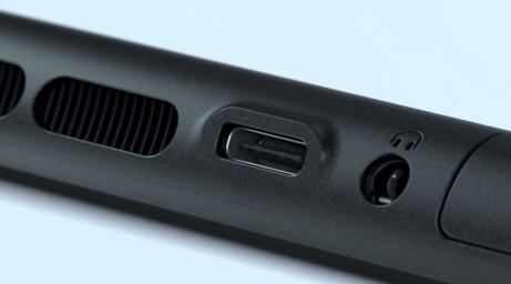 The USB-C ports on the Switch 2 (Image source: Nintendo / YouTube)
