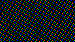 Display of the subpixel grid