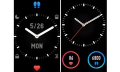 The Xiaomi Mi Band 5 will be able to display analog watch faces. (Image source: TizenHelp)