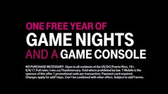 T-Mobile current giveaway, as of this writing, is a gamer's dream prize. (Source: Twitter)