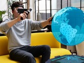 Zappar Zapbox mixed reality headset with bluetooth controllers. (Source: Zappar)