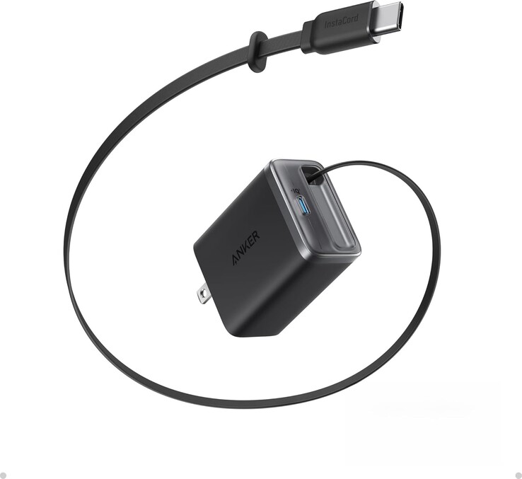 The Anker Nano Charger (35W, Built-In Retractable USB-C Cable). (Image source: Anker)