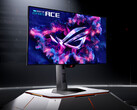 The Asus ROG Strix OLED XG259QWPG Ace boasts a flat finish and a glossy display coating.